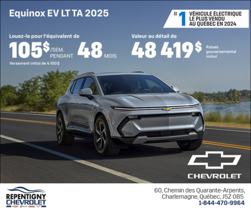 Procurez-vous le Chevrolet Equinox EV 2025