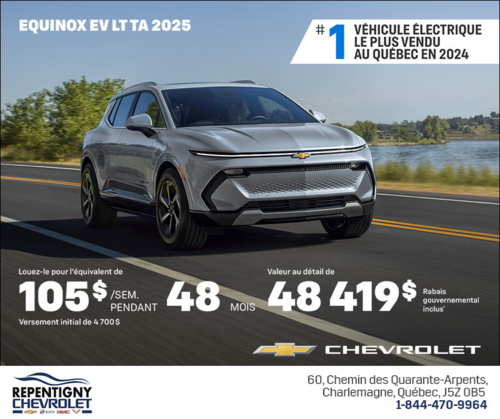 Procurez-vous le Chevrolet Equinox EV 2025