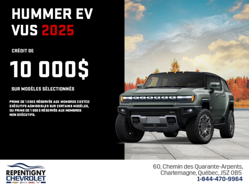 Le GMC Hummer EV VUS 2025
