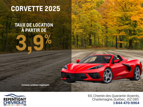 Procurez-vous le Chevrolet Corvette 2025