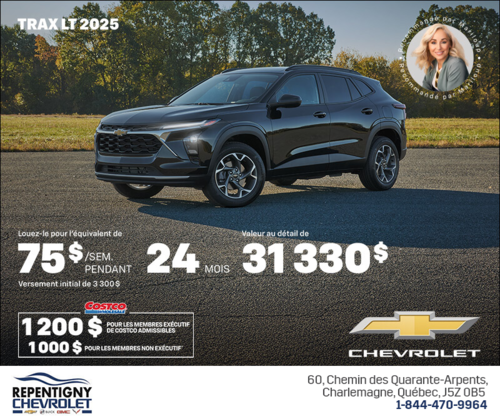 Procurez-vous le Chevrolet Trax LT 2025