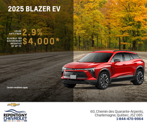 Get the 2025 Chevrolet Blazer EV