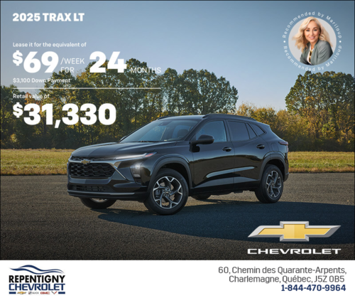Get the 2025 Chevrolet Trax LT