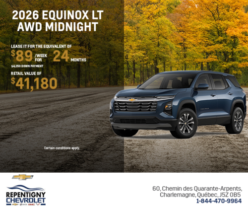 Get the 2026 Chevrolet Equinox LT AWD