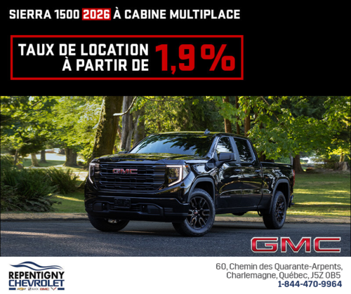 Le GMC Sierra 1500 2026
