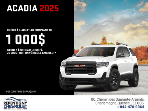 Le GMC Acadia 2025
