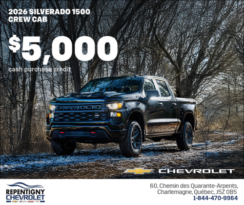 Get the 2026 Chevrolet Silverado 1500