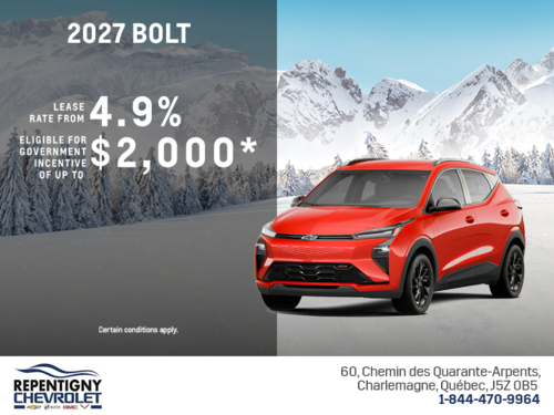 Get the 2027 Chevrolet Bolt