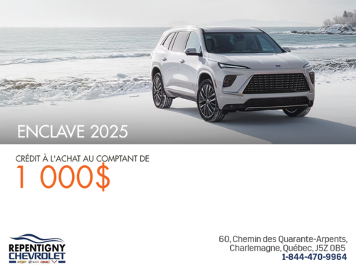 Procurez-vous le Buick Enclave 2025