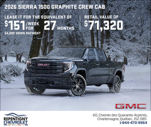 The 2026 GMC Sierra 1500 Graphite