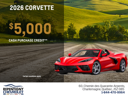 Get the 2026 Chevrolet Corvette