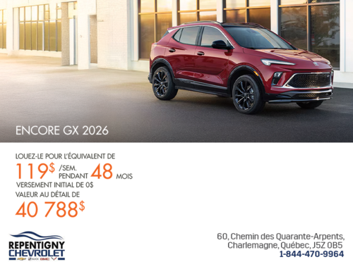 Procurez-vous le Buick Encore GX 2026