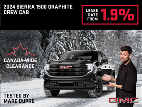 The 2024 GMC Sierra 1500 Graphite Crew Cab