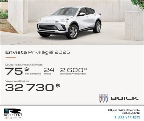 Procurez-vous la Buick Envista 2025