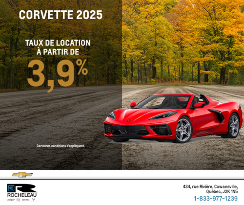 Procurez-vous le Chevrolet Corvette 2025