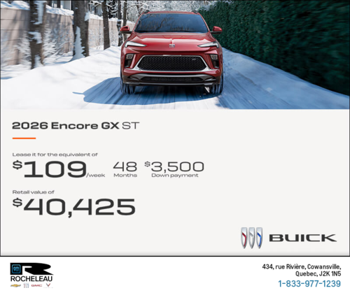 Get the 2026 Buick Encore GX