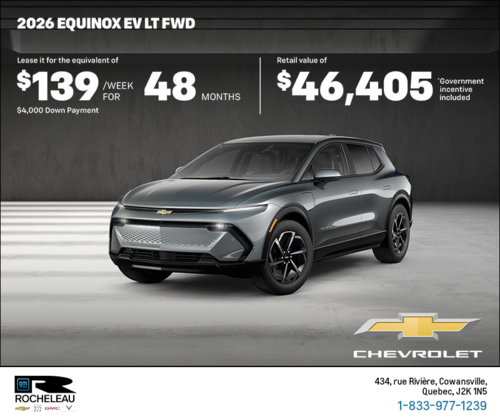 Get the 2026 Chevrolet Equinox EV