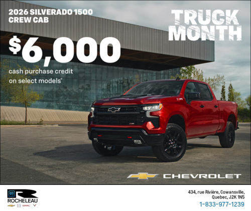 Get the 2026 Chevrolet Silverado 1500 Crew Cab
