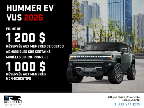 Le GMC Hummer EV VUS 2026