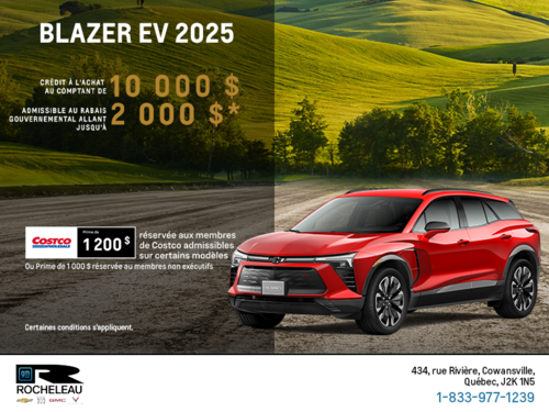 Procurez-vous le Chevrolet Blazer EV 2025