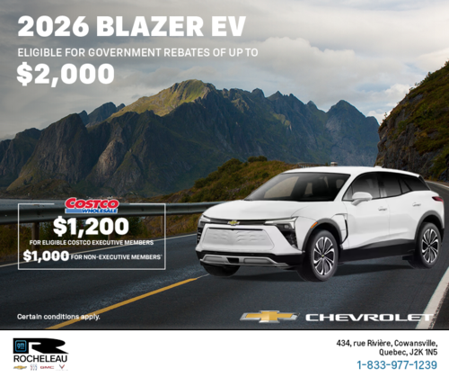 Get the 2026 Chevrolet Blazer EV