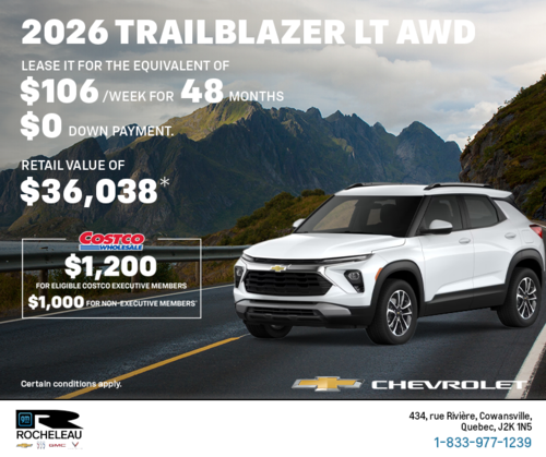 Get the 2026 Chevrolet Trailblazer LT AWD