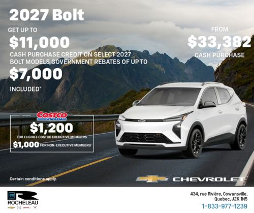 Get the 2027 Chevrolet Bolt