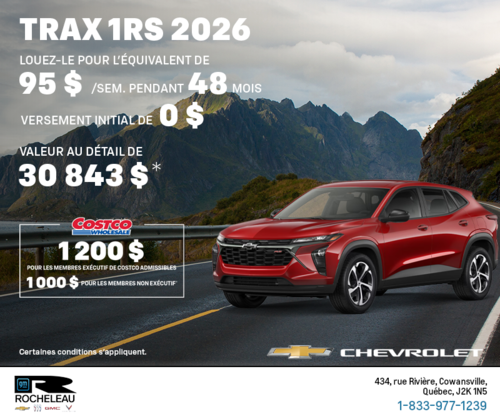 Le Chevrolet Trax 2026