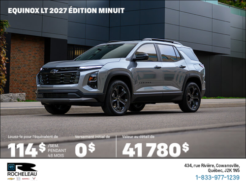 Procurez-vous le Chevrolet Equinox  2027