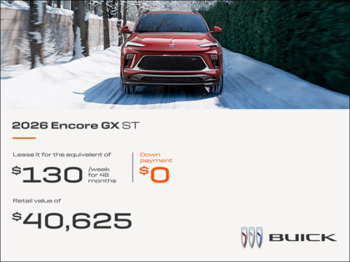 Get the 2026 Buick Encore GX