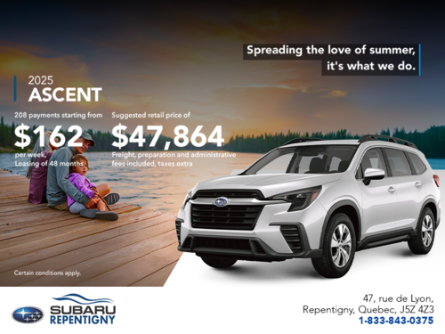 Get the 2025 Ascent today!
