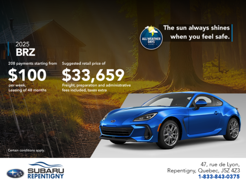 Get the 2025 BRZ today!
