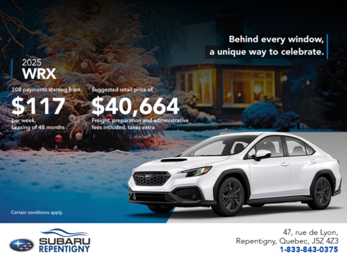 Get the 2025 WRX today!