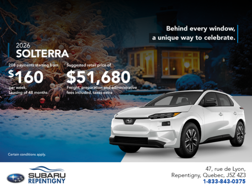Get the 2026 Solterra today!