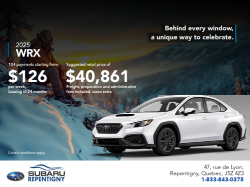 Get the 2025 WRX today!