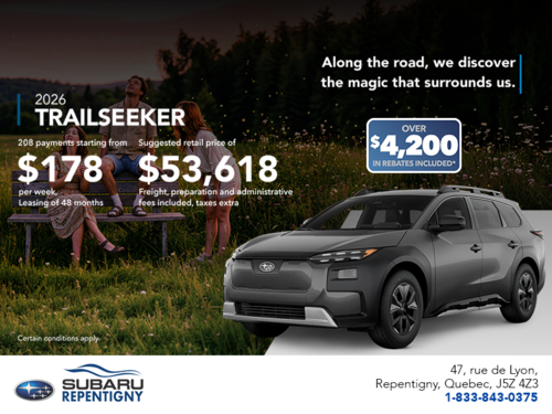 Get the 2026 Trailseeker today!