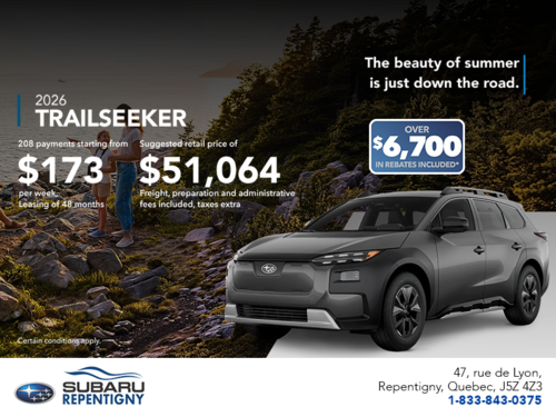 Get the 2026 Trailseeker today!