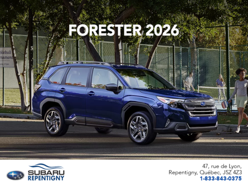 Procurez-vous le Forester 2026!
