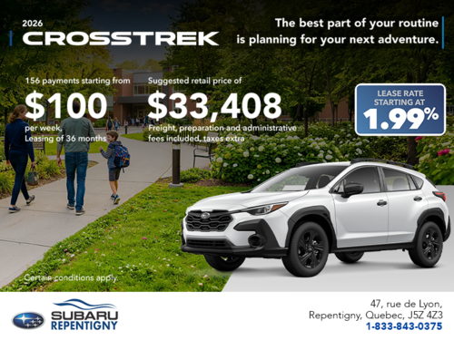 2026 Subaru Crosstrek