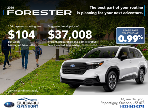 2026 Subaru Forester