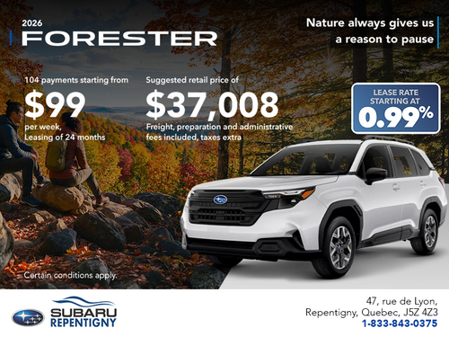 2026 Subaru Forester