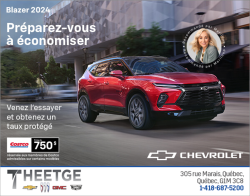 Procurez-vous le Chevrolet Blazer 2024