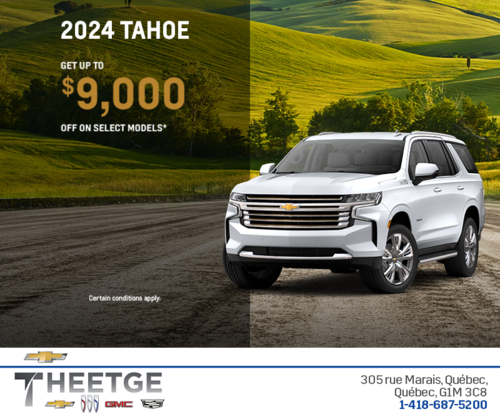 Get the 2024 Chevrolet Tahoe