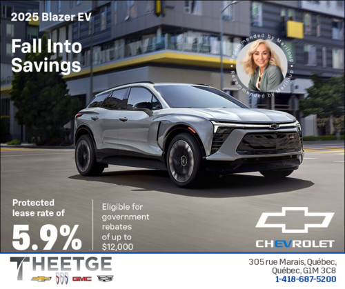 Get the 2025 Chevrolet Blazer EV