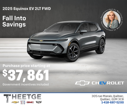 Get the 2025 Chevrolet Equinox EV