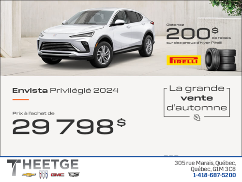 Procurez-vous la Buick Envista 2024