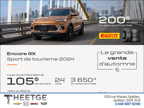 Procurez-vous le Buick Encore GX 2024