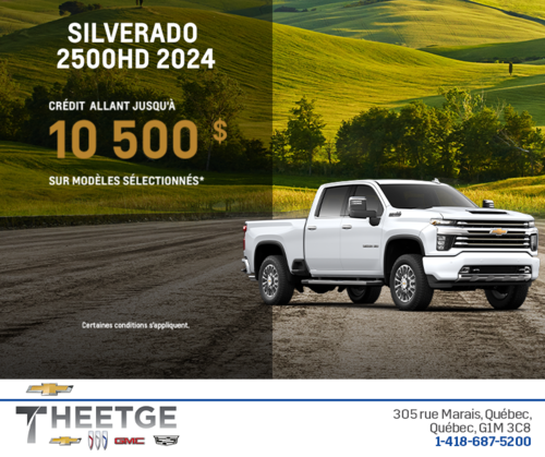 Procurez-vous le Chevrolet Silverado 2500HD 2024