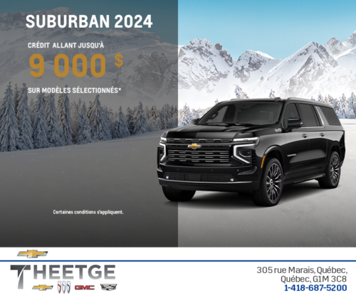 Le Chevrolet Suburban 2024