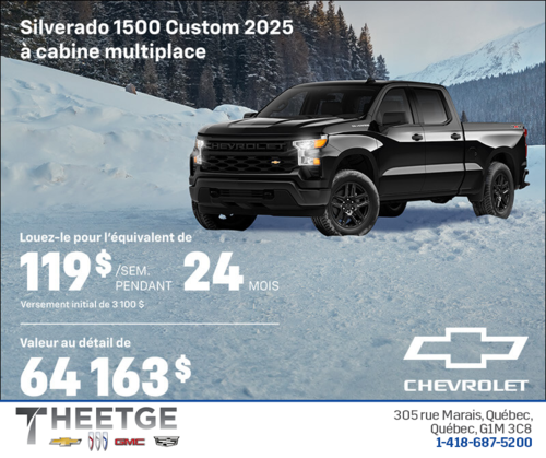 Procurez-vous le Chevrolet Silverado 1500 2024